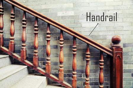 Handrail-of-a-staircase