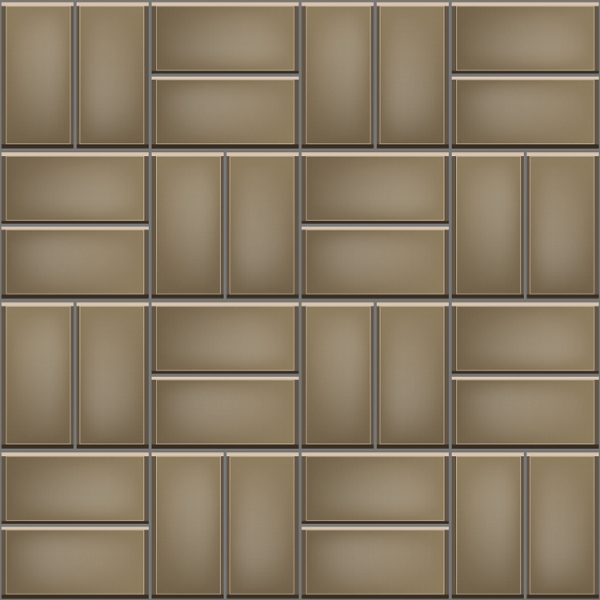 Basketweave brick paving pattern