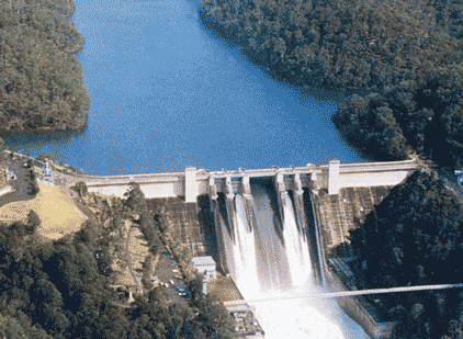 Waragamba dam of Australia